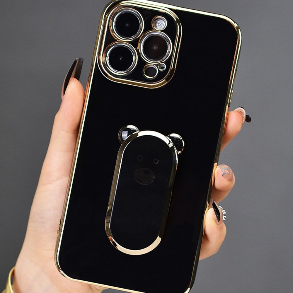 iPhone 15 Case iPhone 14  iPhone 13 Case iPhone 12/11 Case  Bear Bracket Stand